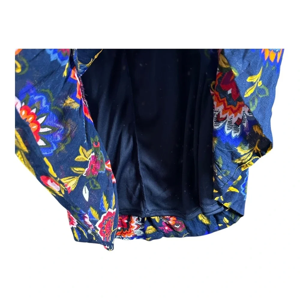 Old Navy NWT Women's S Small Boho Floral Dress Peasant Gypsy Swing Midi - Picture 6 of 15